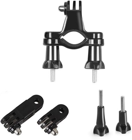 Reflex Camera Bike Handlebar Pole Clamp Mount Compatible with Go Pro Hero 13-5, Session, Insta 360 - Durable, Adjustable Action Camera Mount in Saudi Arabia