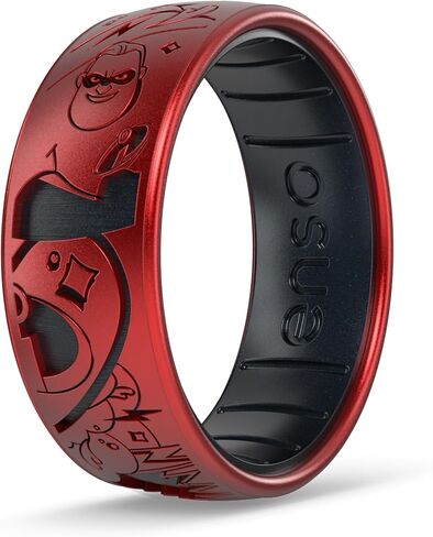 Enso Rings Disney Pixar Collection - Classic Etched Silicone Rings - Comfortable and Flexible Design in Saudi Arabia