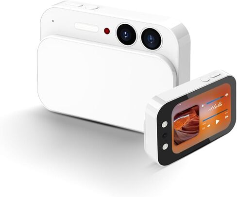 64MP Autofocus Digital Camera, 4K Video Triple Lens CCD Camera with 16X Zoom 2.8 Inch Touch Screen, for Photography and Webcam with 32GB Card (Black) in Saudi Arabia