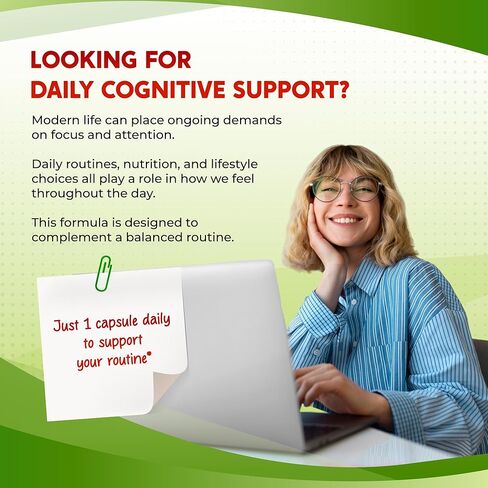 Premium Bacopa ، Phosphatidylserine ، L-theanine & Lion’s Mane-ملحق All-in-1 للتركيز ، وظائف الدماغ والتوازن العاطفي-في الولايات المتحدة الأمريكية-150 كبسولة in Saudi Arabia