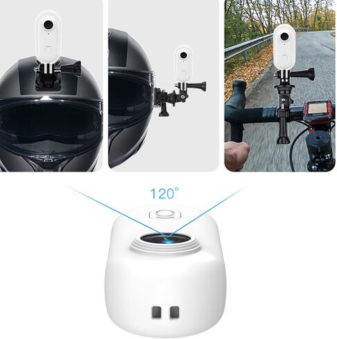 كاميرا POV Camera Pro، كاميرا التقاط POV مقاومة للماء 4K Pro، كاميرات الجسم 4s مع تسجيل الصوت والفيديو، زاوية واسعة 170 درجة، للسباحة وركوب الدراجات على الجليد (256G، 4K-أسود) in Saudi Arabia
