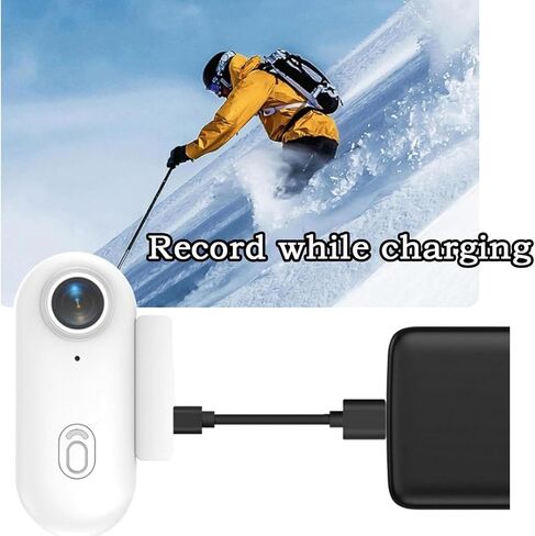 كاميرا POV Camera Pro، كاميرا التقاط POV مقاومة للماء 4K Pro، كاميرات الجسم 4s مع تسجيل الصوت والفيديو، زاوية واسعة 170 درجة، للسباحة وركوب الدراجات على الجليد (256G، 4K-أسود) in Saudi Arabia