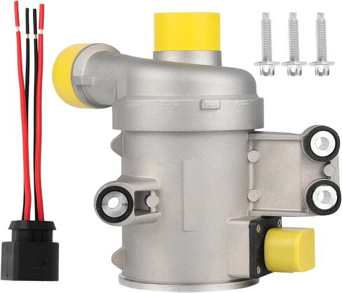 Electric Engine Water Pump W/Thermostat Compatible with BMW 335i, 335i xDrive, 335i GT xDrive, 435i, 435i xDrive, 435i Gran Coupe, 435i xDrive Gran Coupe, X5, X6, M2, M235i, M235i xDrive in Saudi Arabia
