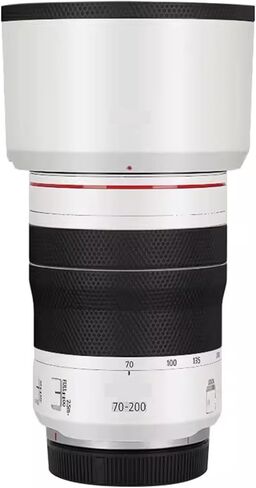 ملصق جسم عدسة الكاميرا لـ Canon RF 70-200mm F4 L is USM طبقة تغليف من الفينيل مضادة للخدش معطف واقي مزخرف 70-200 4 (أبيض غير لامع) in Kuwait
