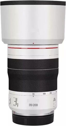 ملصق جسم عدسة الكاميرا لـ Canon RF 70-200mm F4 L is USM طبقة تغليف من الفينيل مضادة للخدش معطف واقي مزخرف 70-200 4 (أبيض غير لامع) in Kuwait