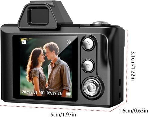 Hard Wearing Camera with 64GB Memory 64MP Photo Resolution Rechargeable Battery Ergonomic Plan for Juvenile Photographers Outdoor Ready Elastomer Camera in Saudi Arabia