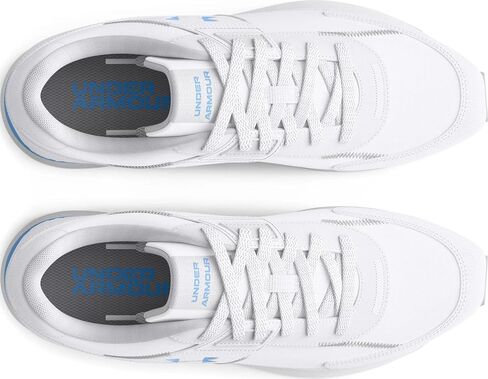 Under Armour - حذاء رياضي أساسي للسيدات، اللون أبيض (104)، المقاس: 8 B(M) أمريكي in Kuwait