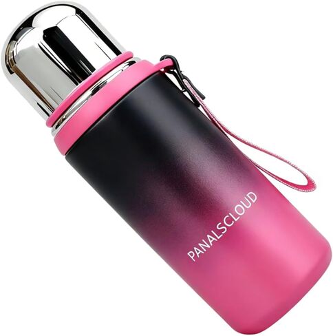 أكواب سفر معزولة ممتازة، حاوية مشروبات حرارية للمشروبات الساخنة والباردة (فوشيا متدرج) in Kuwait