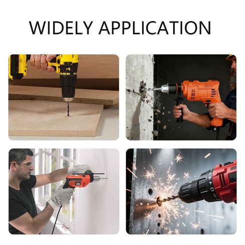 1pc 6mm Eccentric Drill Bit - 4-Flute Serrated Design with Hex Shank for Dry Drilling Ceramic Tiles, Glass, Marble, Concrete, Stainless Steel and Hard Plastics in Saudi Arabia