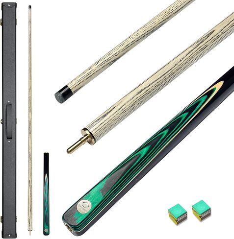 عصا حمام السباحة مقاس 58 بوصة، عصا البلياردو بار حمام السباحة مع طرف جلدي من الألياف 12.7 مم للمبتدئين والترفيه التجاري والمنزلي in Kuwait