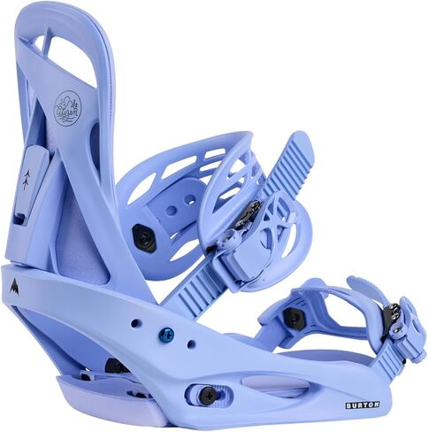 Burton Women's Citizen Re:Flex Snowboard Bindings, Medium, Gray Cloud in Saudi Arabia