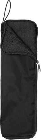 Wet Umbrellas Bag 12 3/5"x4" Superfine Fiber Reversible Umbrellas Sleeve Cover Portable Waterproof Case for Storage Carry Travel Home Outdoor, Black in Saudi Arabia
