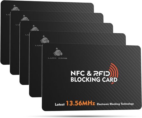 بطاقات حظر RFID 2 حزمة-حامي محفظة Safecard Safecard Safecard لبطاقات وجوازات سفر الائتمان بدون اتصال-درع مضاد للسرقة لحماية الهوية والبيانات in Kuwait