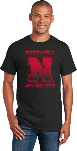 CornBorn Nebraska Cornhuskers Tshirt - Huskers Shirt - Block N Fade Nebraska Shirt in Saudi Arabia