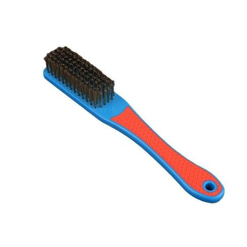 Stainless Steel Wire Brush with Silicone Handle 5 Pack Cleaning Tool for Woodworking Metal and Chain Maintenance in Saudi Arabia
