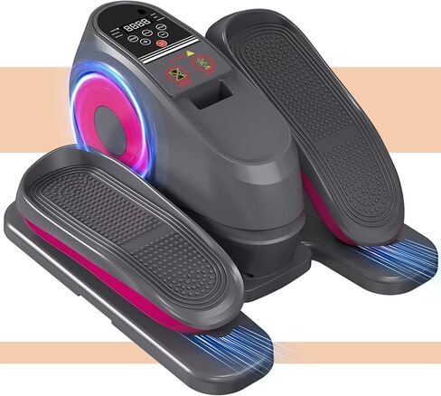 Under Desk Elliptical Machine with Remote Control, 16 Adjustable Speed Electric Ellipse Leg Exerciser Pro As Seen On TV for Senior, Portable Quiet Seated Pedal Exerciser in Saudi Arabia