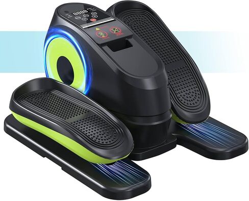 Under Desk Elliptical Machine with Remote Control, 16 Adjustable Speed Electric Ellipse Leg Exerciser Pro As Seen On TV for Senior, Portable Quiet Seated Pedal Exerciser in Saudi Arabia