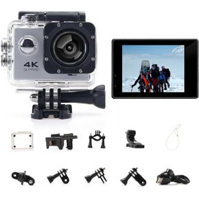 كاميرا الحركة لـ Yamaha YFZ 450 2009-2024، مع دعم تسجيل 4K، كاميرا دراجة نارية خوذة رياضية EIS، تسجيل حلقي، فاصل زمني، تشغيل، أبيض C in Kuwait