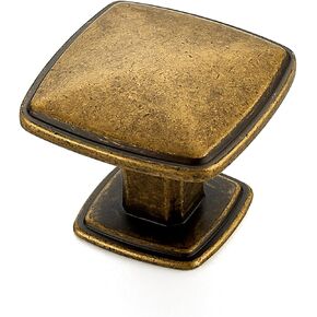 Ravinte 25 Pack Matte Black Kitchen Cabinet Square Knob Single Hole Cabinet Hardware for Dresser Drawer Pulls and Knobs in Kuwait