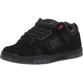 حذاء تزلج رجالي من DC Shoes Stag Low Top، رمادي/لثة، 7.5 in Saudi Arabia