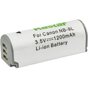 بطارية Kastar NB-9L 4 عبوات 3.5 فولت 1200 مللي أمبير بديلة لكاميرا Canon PowerShot N، PowerShot N2، Powershot ELPH 510 HS، Powershot ELPH 520 HS، Powershot ELPH 530 HS، Powershot SD4500 هي الكاميرا in Kuwait