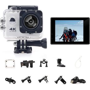 كاميرا الحركة لـ Yamaha XSR 155 2022-2023، مع دعم تسجيل 4K، كاميرا دراجة نارية خوذة رياضية EIS، تسجيل حلقي، فاصل زمني، تشغيل، أسود in Kuwait