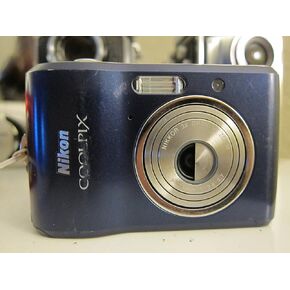 Nikon Coolpix L18 8MP Digital Camera with 3x Optical Zoom (Ruby Red) in Kuwait