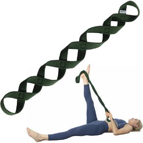 أشرطة مطاطية VRTX للتمرين | أربطة تمدد اليوغا والبيلاتس مع 7 حلقات | أربطة مقاومة لتمارين اللياقة البدنية، وصالة الألعاب الرياضية المنزلية، والعلاج الطبيعي | قماش شبكي ناعم، متين - عبوة واحدة in Kuwait