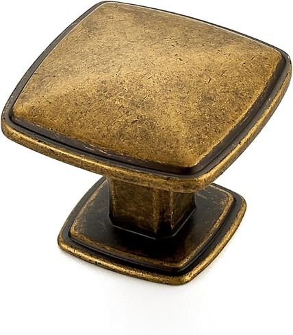 Ravinte 25 Pack Matte Black Kitchen Cabinet Square Knob Single Hole Cabinet Hardware for Dresser Drawer Pulls and Knobs in Kuwait