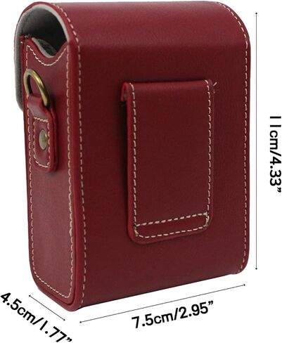 Camera Case Bag PU Leather Cover Pouch for G9X G7X G7X2 SX710 SX700 SX720 S95 S90 SX260 SX240 SX275 with Strap in Saudi Arabia