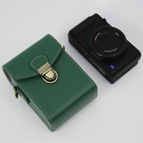 Camera Case Bag PU Leather Cover Pouch for G9X G7X G7X2 SX710 SX700 SX720 S95 S90 SX260 SX240 SX275 with Strap in Saudi Arabia