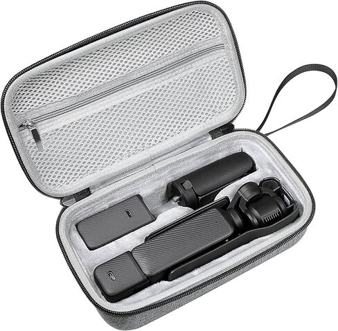حافظة صلبة لجهاز DJI Osmo Pocket 3، حقيبة حمل واقية للسفر متوافقة مع Pocket 3 / Creator Combo - منظم مقاوم للماء ومقاوم للصدمات يناسب الكاميرا، مقبض البطارية، حامل ثلاثي القوائم صغير in Kuwait
