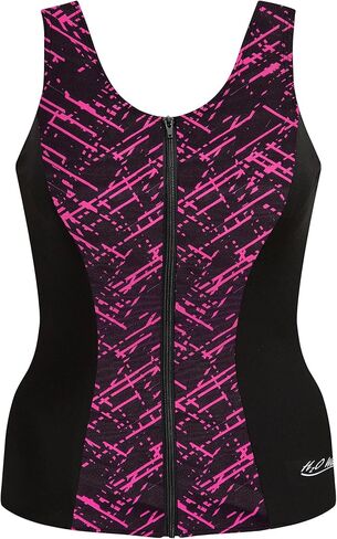 Princess Seam Zippered Top Swimsuit in Kuwait