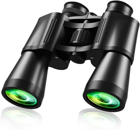 10x50mm Binoculars Adults and Teens,High Power HD Optics for Optics for Bright and Clear Viewing, Perfect for Bird Watching, Hunting, Sports, and Stargazing (Cracked Parts Green) in Saudi Arabia