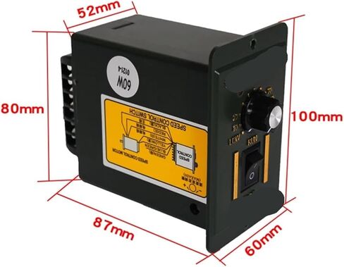 1 قطعة US-52 6 واط-400 واط محرك تيار متردد 220 فولت تحكم سرعة محدد منظم إلى الأمام إلى الخلف 50 هرتز 60 هرتز التحكم في المحركات الصغيرة (400 واط) in Kuwait
