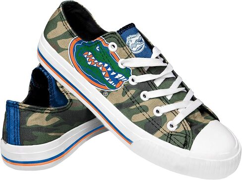 FOCO Texas Longhorns NCAA Womens Camo Low Top Canvas Shoes - 9 in Saudi Arabia