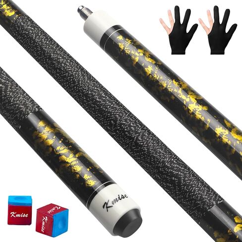Kmise Pool Cue Stick - 58 Inch Pool Cues, 19Oz Canadian Maple Professional Billiard Cues Sticks, Pool Sticks for Adults, Pool Stick for Bar House Pool Tables Sports in Saudi Arabia