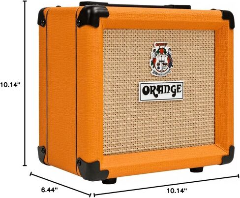 Orange PPC108 1x8-Inch Closed-Back Speaker Cabinet Bundle with Instrument Cable and Austin Bazaar Polishing Cloth in Saudi Arabia