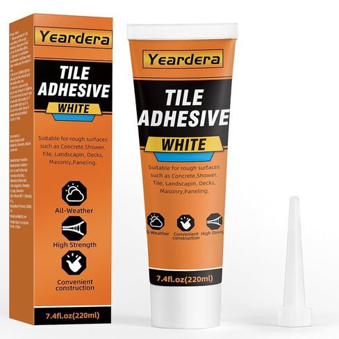 Heavy Duty Construction Adhesive, Cement Glue Squeeze Tube, Versatile Construction Glue for Tile, Floor, Stone, Wood, Wall & More in Saudi Arabia