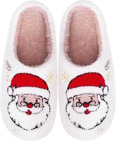 Halloween Pumpkin Slippers for Women, Cozy Plush Spooky Slippers, Ghostface Cartoon Slipper, Non-Slip Fluffy Halloween Christmas Gift, Women’s Size 6 in Saudi Arabia