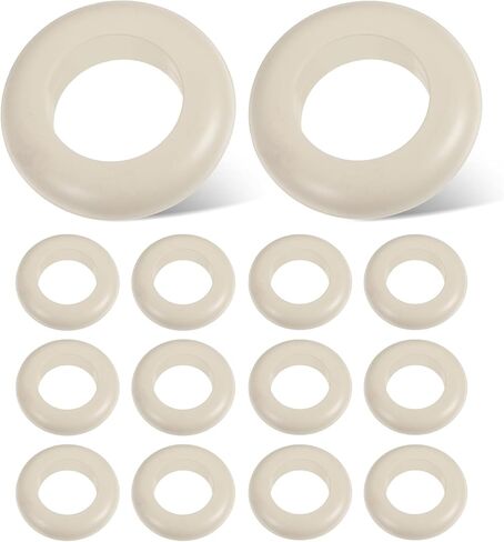 Frienda Bumper Pool Rubber Rings, 7 Red & 7 White, Bumper Pool Table Replacement Parts, Fit Small Bumpers, Renew Old Hard Bumpers in Saudi Arabia