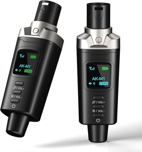 جهاز استقبال بلوتوث Aokeo XLR، محول بلوتوث لاسلكي عالي الدقة لمكبرات الصوت، أنظمة PA، الخلاطات، معدات DJ in Saudi Arabia