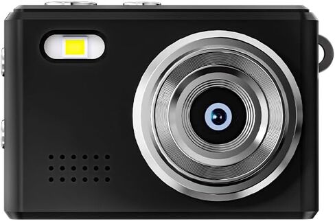 Mini Keychain Camera, 1080P HD Video Recorder with 16GB SD Card, Retro Tiny Digital Camera with 12MP 0.96'' Screen, Vintage Small Camera for Kids, Teens, and Beginners (Rose Gold) in Kuwait