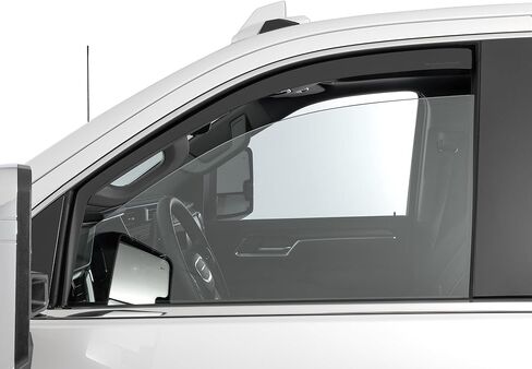Weathertech مخصص النافذة الجانبية المناسبة النافذة لسييرا 2500HD/3500HD ، سيلفرادو 2500HD/3500HD - (809777) ، الزوج الأمامي - داكن الصبغة in Kuwait