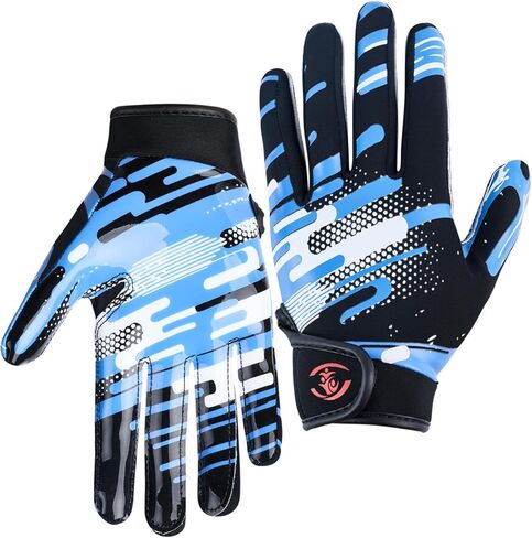 قفازات كرة القدم للأطفال من سلسلة Shooting Stars - قفاز استقبال لاصق للشباب مع قبضة ممتازة، مسامي ومطاط، أفضل هدية للأولاد والبنات ومشجعي كرة القدم in Kuwait