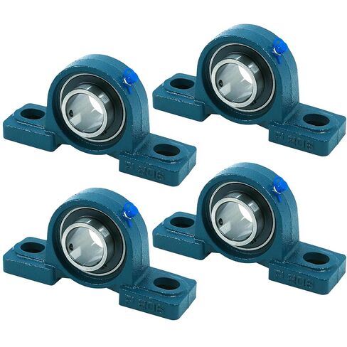 CHR Pillow Block Bearings | UCFL205-16 | 2 Pack | Flange Mounted Pillow Block Bearings - Chrome Steel Bearings with 1" Bore | ISO 9001-2015 Certified in Saudi Arabia