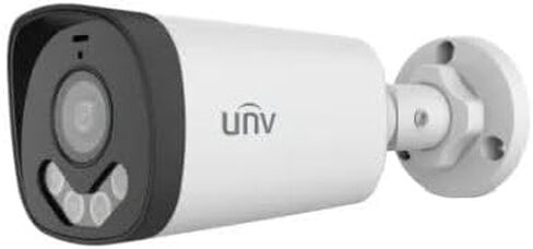 كاميرا Uniview Tech UAC-B145-AF28M-DL بدقة 5 ميجابكسل مزدوجة الضوء تناظرية على شكل رصاصة، 2.8 ملم ColorHunter Smart Dual Light، ميكروفون مدمج، IP67 in Kuwait
