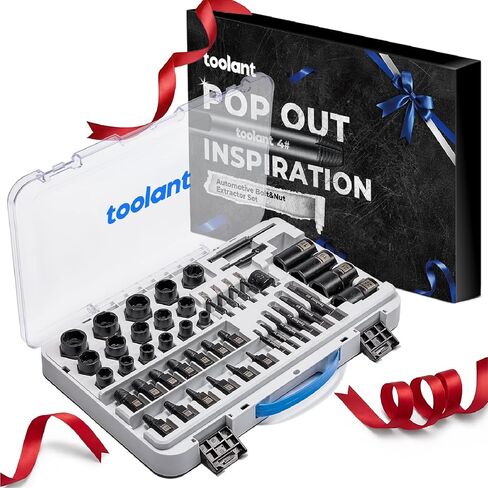 toolant 5pcs Lug Nut Remover, Bolt & Nut Remover Socket Tool Kit, Stripped Bolt Extractor for Damaged Screws and Bolts in Saudi Arabia