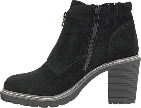Corkys Footwear Womens Graham Cracker 3-Inch Heeled Bootie, Featuring a Functional Side Zipper and a Unique Front Zip, Cushioned insoles For All Day Wear in Saudi Arabia