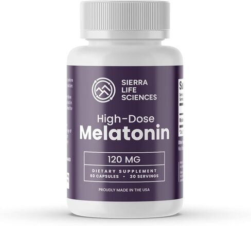 120 mg High Dosage Melatonin Max in Easy-to-Swallow Capsules - 30 Servings in Saudi Arabia